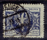 PMW DUŻY ORZEŁ NA TARCZY Fi 143 CIEMNO FIOLETOWO NIEBIESKI ODMIANY KOLORÓW