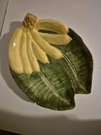 Duża Misa Ceramiczna w Stylu Tropikalnym (Styl Amen Wardy) - Motyw Banany