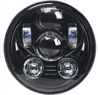 Wkład LED 5,75 cala do lamp Harley Triumph Honda Suzuki Custom 40W Czarna