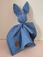 Przytulanka króliczek naturalna niebieska