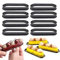 FORMA DO TARTALETEK 12CM RANT PERFOROWANY 12 SZTUK FOREMKI DO TARTY