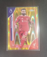 Mohamed Salah /275 Yellow RayWave Refractor Topps Chrome PL 2026 #118
