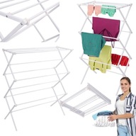 SUSZARKA NA PRANIE PIONOWA STOJĄCA SKŁADANA TELESKOPOWA DO UBRAŃ PRANIA