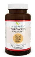 CORDYCEPS 500MG 50 KAP KORDYCEPS SOPŁOWKA JEŻOWATA | MEDVERITA
