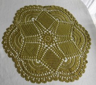 Szydełkowa do stylowych vintage średnica 54 cm