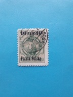 POLSKA 1918 ROK Fi 3 POCZTA POLSKA NADRUK