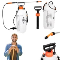 OPRYSKIWACZ RĘCZNY CIŚNIENIOWY 8L Z REGULOWANĄ DYSZĄ DŁUGA LANCA Z WĘŻEM