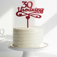 topper na tort dekoracja personalizacja WYBÓR KOLORÓW URODZINY!!!