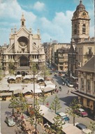 BELGIA - BRUXELLES - BRUKSELA - KOŚCIÓŁ ŚW. KATARZYNY - CITROEN 2CV- UNESCO