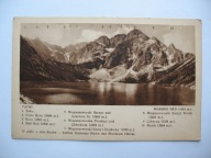 TATRY MORSKIE OKO KOMITET BUDOWY KOPCA J. PIŁSUDSKIEGO przedwojenna STEMPLE