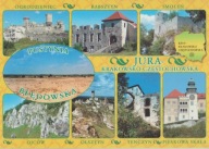 JURA KRAKOWSKO-CZĘSTOCHOWSKA - ZAMEK - ZAMKI - PUSTYNIA - MAPKA