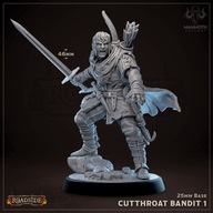 Cutthroat Bandit 1 - Roadside - figurka RPG DnD D&D - druk 3D 14K