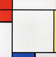 Piet Mondrian - Composition Red, Yellow, and Blue