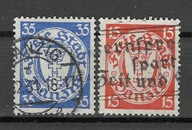 WMG 1925-1935 Fi208-209 O kaowane. Wydanie obiegowe Herb Gdańska w owalu