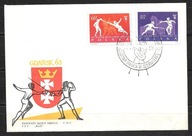 *FDC ROCZNIK 1963 Fi 1257 62 kas. 3 szt. SZERMIERKA / komplet