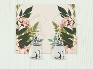 kolczyki KOTY kotki vintage retro boho etno NB158