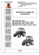 Belarus/MTZ 820, 920, 952, 1025 - instrukcja obsługi ciągników kołowych PL