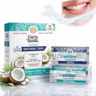 PASKI WYBIELAJĄCE DO ZĘBÓW KOKOSOWE 14szt ZESTAW PREMIUM BEZ BÓLU GURUNAnda