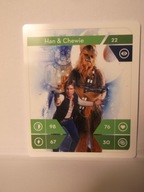 STAR WARS Kaufland karta 22 Han & Chewie
