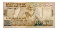 5000 Francs 1993r.Madagaskar