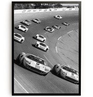 Plakat Ford GT40 Daytona Le Mans – Klasyczna Legenda Motorsportu Plakat A3