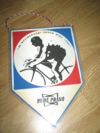 38 WYŚCIG POKOJU 1985 PRAHA MOSKWA WARSZAWA BERLIN proporczyk