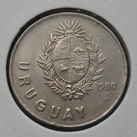 *URUGWAJ [0606] *1 nowe peso 1980 URUGUAY, kwiaty Koralodrzew