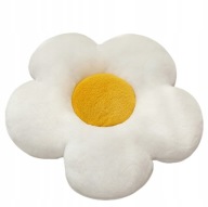 Poduszka biała kwiatek Margaretka stokrotka