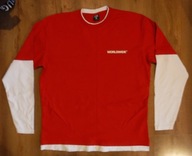 Koszulka z długim rękawem r. M ok. 170 - czerwona