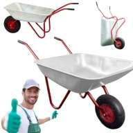 TACZKA 120L GARDENLINE OGRODOWA BUDOWLANA MOCNA STALOWA KOŁO