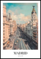 A2 PLAKAT MIASTO MADRYT HISZPANIA MADRID SPAIN