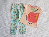 Pepco spodnie w kwiaty i bluzka nowe roz 110-122