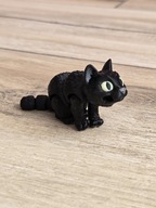Mini figurka Czarnego Kota 3d - Druk3d fidget mixGadzet