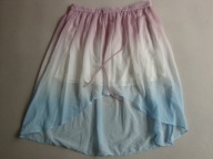 MANGO pastelowa spódniczka szyfonowa cieniowana tie die jak desigual 38