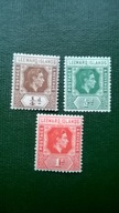 Leeward Islands * 3 znaczki KGVI kolonie angielskie brytyjskie