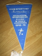 Klub Sportowy POLFA Warszawa 30 lat proporczyk