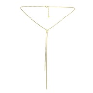 59408 Celebrytka złota stal chirurgiczna motyw zegara