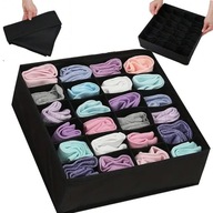 ORGANIZER NA BIELIZNĘ SKARPETKI DO SZUFLADY SZAFY WKŁAD 24 PRZEGRÓDKI