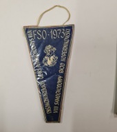 Proporczyk FSO POLMO 1973 – VIII Samochodowy Rajd Kopernikowski – PRL