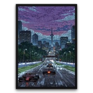 Plakat z ramą 40x50cm Wyścig F1 Obraz Samochód Sport Auto Prezent Hit 40x50