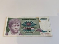50000 dinarów Jugosławia 1992 P#115 VF