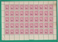 Szwajcaria o[łaty fiskalne Kanton VAUD, 50 szt w arkusiku stan ** /SZ0/