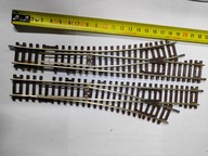 dwie zwrotnice Roco, prawa i lewa, jedna uszkodzona, H0, 2,5mm
