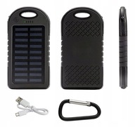 POWERBANK SOLARNY + KARABIŃCZYK 5000 mAh