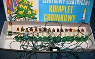 LAMPKI CHOINKOWE PRL