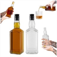 10x Butelki szklane DANIELS 700ml na Nalewki Sok Wino Whisky Brandy 0,7L