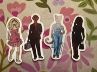 Naklejki komiksowe na laptopa, telefon, lodówkę, deskorolkę