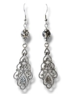 AW63 Kolczyki kamienie AGAT WĘŻOWY