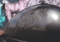 Retro Triumph Bonneville Thruxton Cafe Racer Okleina Naklejki