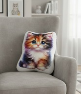 Poduszka kształtka przytulanka kotek 40cm